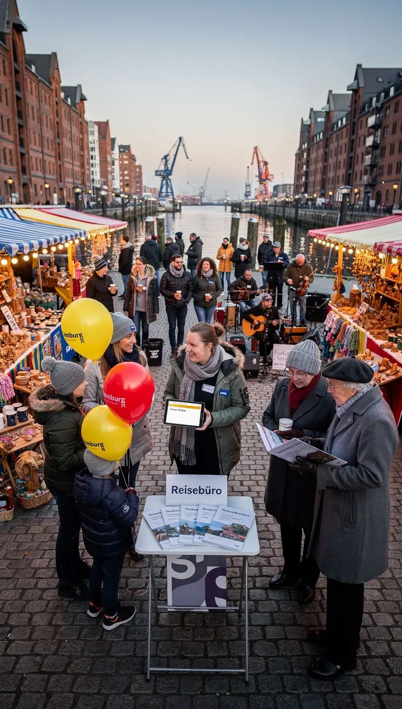 Eine Gruppe von Menschen erlebt ausgelassene Stimmung bei einem deutschen Volksfest im Freien.